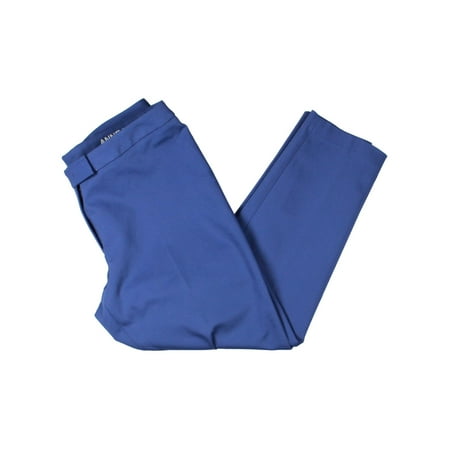 Anne Klein Womens Extended Tab Bowie Pants