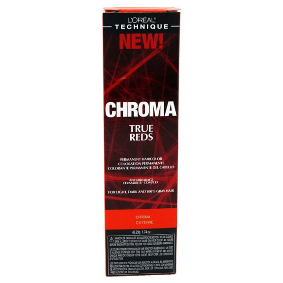 Loreal Chroma True Reds Hair Color - Cayenne 1.74oz (Pack of 2)