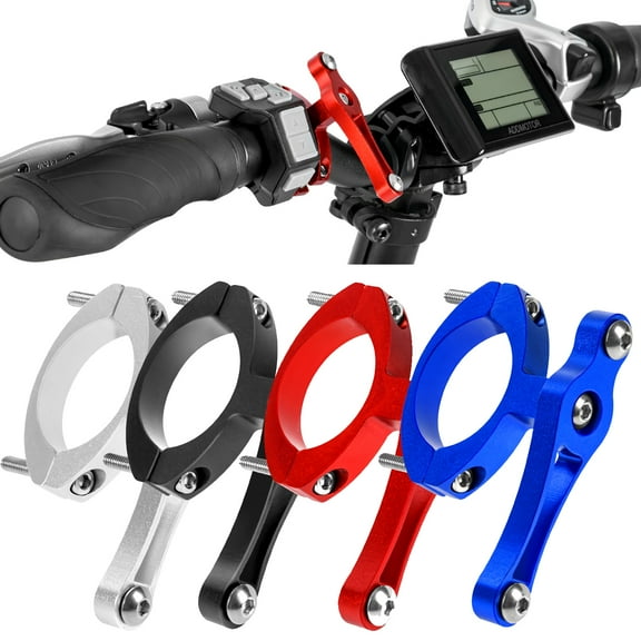 Addmotor Bike Bottle Cage Holder, MTB Road Bicycle Handlebar Bikes Water Bottle Cage Mount Adapter, Seat Post Water Bottle Cage Adapter Adjustable, Red