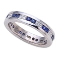 thumbnail image 2 of Karina B� Genuine Sapphire Eternity Band, 2 of 9