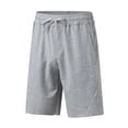 thumbnail image 6 of Hauaitttt Men's Casual Mid Waist Shorts Pant Solid Splice Pocket Knee Length Shorts Casual Loose Fashion Pant Short Pole Sweat Pants Casual Track Pants 42x29 Mens Pants Thrill Sweatpants Boy 9 10, 6 of 7