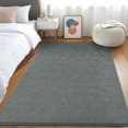 thumbnail image 1 of SHACOS 4x6 Area Rugs for Living Room, Soft Machine Washable Rug Non Slip, Stain Resistant Indoor Carpet Modern Geometric Area Rug for Bedroom Dining Room Nursery Home Decor, Grey, 1 of 8