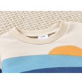 thumbnail image 3 of POINTERTECK Toddler Baby Boys Rainbow Print Pullover Tops Ripped Denim Pants 2Pcs Outfits Clothes Set 18-24 Months, 3 of 6