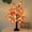 🔥 black_Base#2084, variant on Fall Lighted Maple Tree | 24-inch Artificial DIY Tree with 24 LED Orange Red Leaves | Battery Operated Centerpiece | Adjustable Branches | Indoor Home Tabletop Holiday Decor | 1 Piece