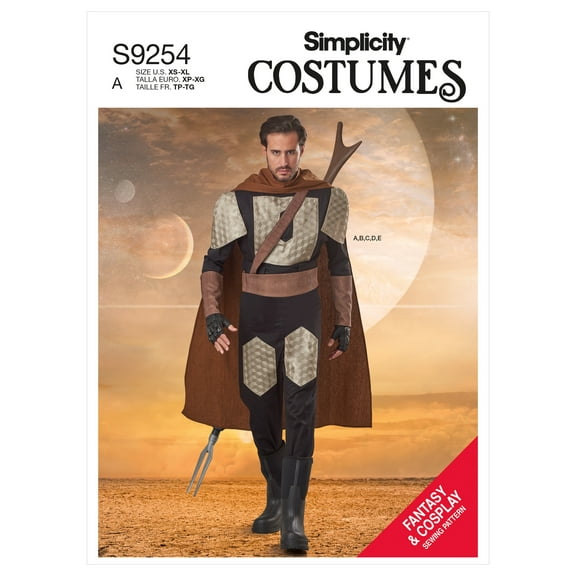 Simplicity Sewing Pattern 9254 Costumes A (XS-S-M-L-XL)