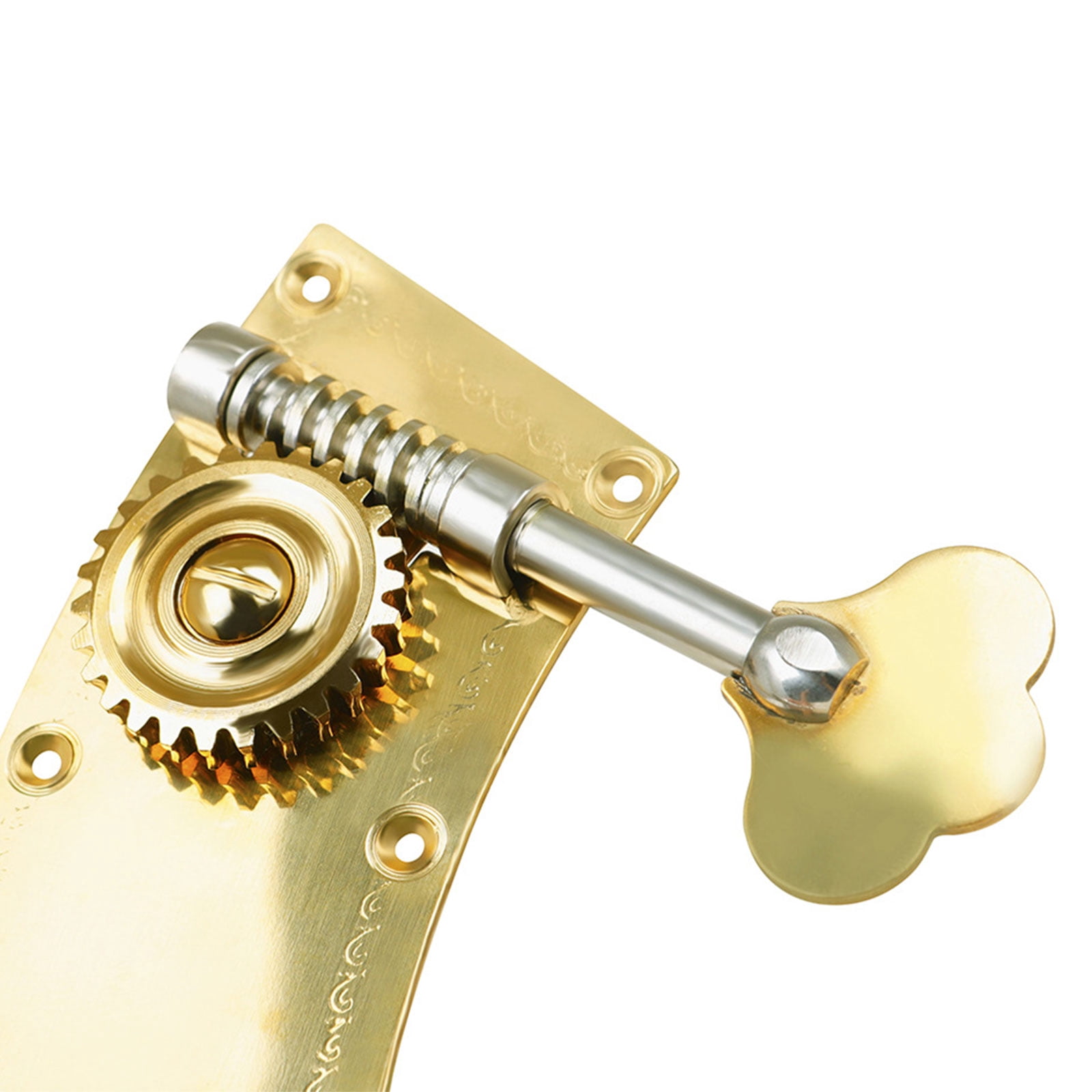 JZROCKER 1 Piece Upright Bass Tuner Machine Double Bass Tuning Pegs for Head Winder Pegs Double Bass Metal Tuner Pegs