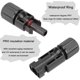 thumbnail image 4 of Cable fotovoltaico Conector solar fotovoltaico macho/hembra Conector solar fotovoltaico para paneles solares Accesorios de cable (10 pares), 4 of 4