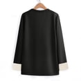 thumbnail image 7 of Yourumao Fleece Crewneck Sweatshirts for Women Long Sleeve Graphic Sweatshirt with Sherpa Lined Loose Fit Cozy Winter Pullover Tops, 7 of 7