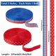 thumbnail image 2 of 2 rollos de cinta con borde de alambre de 10 yardas de 3/8 de pulgada con diseño de estrellas patrióticas a cuadros, apliques del 4 de julio para coronas del Día de los Caídos, decoraciones DIY., 2 of 5
