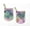 Pink Blue Green Spots, variant on Batik Tie Dye Oven Mitts (Set Of 2) by Penny's Needful Things (Orange Purple Blue Floral)