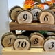 thumbnail image 3 of 1-10 Números Letreros de madera Número de mesa de boda Números de mesa de Yuyangstore signos de stand de número, 3 of 8