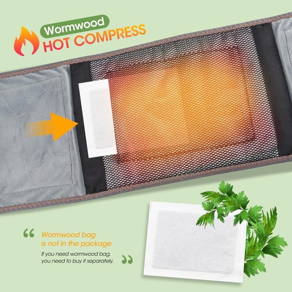 SUWU Cordless Heating Pad for Back Hatch Belt Massager with 3 Vibration and 3 Heat, Gifts for Men Women Dad Mom, Portable Heated Back Brace, Relaxing Gifts for Seniors