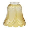thumbnail image 2 of Replaceable Glass Lamp Shade Golden Transparent Lampshade Table Light Cover for Living Room Bedroom, 2 of 5