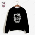 thumbnail image 3 of Sudadera con capucha de moda coreana para mujer, sudadera fina y elegante con estampado de HELLO KITTY, sudadera holgada con estampado de dibujos animados para mujer de otoño y2k, 3 of 5