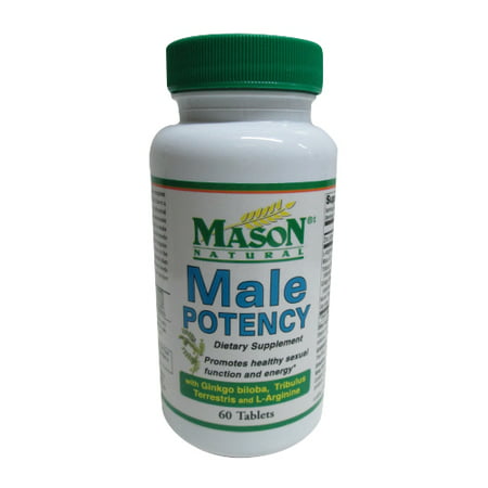 Mason Natural Male Potency Compléments alimentaires Comprimés pour la santé sexuelle - 60 Ea
