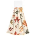 thumbnail image 7 of Yayeee Kitchen Hanging Hand Towels Set of 2 with Loop Bathroom Absorbent Tie Towel, Yellow Autumn Leaves, 7 of 7