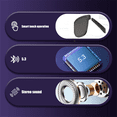 thumbnail image 5 of Unisex Adult Bluetooth Smart Glasses for Women &Men,Wireless  Bluetooth Audio Glasses UV400 Sunglasses, 5 of 10