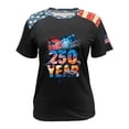 thumbnail image 6 of vigerkar 4th of July Shirts Women American Flag Patriotic Shirts USA Star Stripes Graphic T Shirt Short Sleeve Summer Tees (Navy, S), 6 of 6