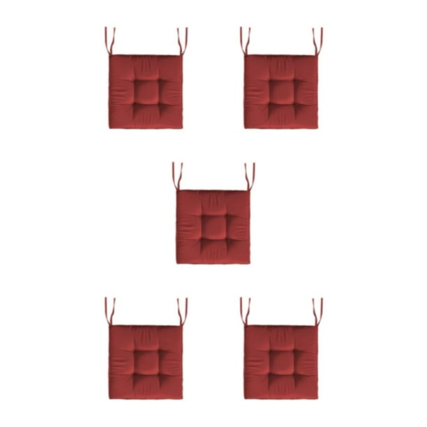 Bewildely Elegante cojín para silla: y cómodo para cualquier asiento Cojín para asiento Cojines para silla rojo vino Type2 NO2