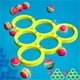thumbnail image 5 of Juego de lanzamiento de piscina con tablero flotante de espuma y 10 pelotas de EVA de colores | Accesorios para fiestas en la piscina, juegos acuáticos familiares de verano y diversión al aire libre, 5 of 7