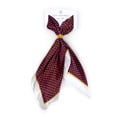 thumbnail image 3 of Free Assembly Women's Print Silk Scarf, Merlot Wine, 3 of 6