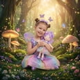 thumbnail image 3 of Lullaberry 15" Celestia the Rainbow Whisper Fairy Doll – Soft Plush Fairy Toy with Multicolor Butterfly Skirt – Enchanted Garden Collection, 3 of 6