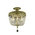 thumbnail image 1 of Elegant Lighting Esperanza 12" 3 Light Spectra Crystal Flush Mount, 1 of 1