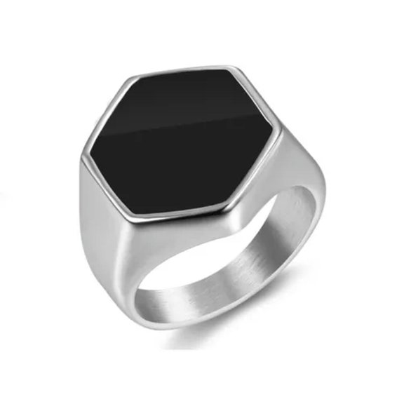 HOOUN Vintage Mens Silver Stainless Steel Gothic Punk Biker Rings Jewelry lots Sz8-15-13-#36