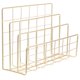 thumbnail image 1 of 1 soporte para documentos de aleación simple, para escritorio, para archivadores (dorado claro), 1 of 5