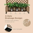 thumbnail image 5 of Raised Garden Bed with Trellis, Wheels & Drainage - Planter Box & Privacy Screen, 5 of 10