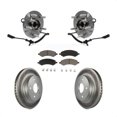 thumbnail image 1 of Transit Auto Front Hub Bearing Assembly Coated Disc Brake Rotors and Ceramic Pads Kit for Car Ram 1500 Classic 4WD KBB-121395, 1 of 11