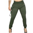 thumbnail image 2 of Women Fashionable Casual Elastic Waist With Multiple Pockets Work Clothes And Sports Pants, 2 of 6
