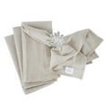 thumbnail image 2 of Fennco Styles Farmhouse Neutral Striped 100% Pure Cotton Cloth Napkin 20 x 20 Inch Set of 4 - Beige, 2 of 3