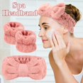 thumbnail image 6 of 3 Pieces Face Wash Headband and Wristband Set, Spa Headband Makeup Skincare Headbands Wrist Towels Wrist Bands for Washing Face, 6 of 7