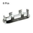 thumbnail image 3 of Unique Bargains 6Pack 48.4x12.6mm Sink Trim Overflow Cover Rings Oval Hole Insert in Caps Silver, 3 of 5