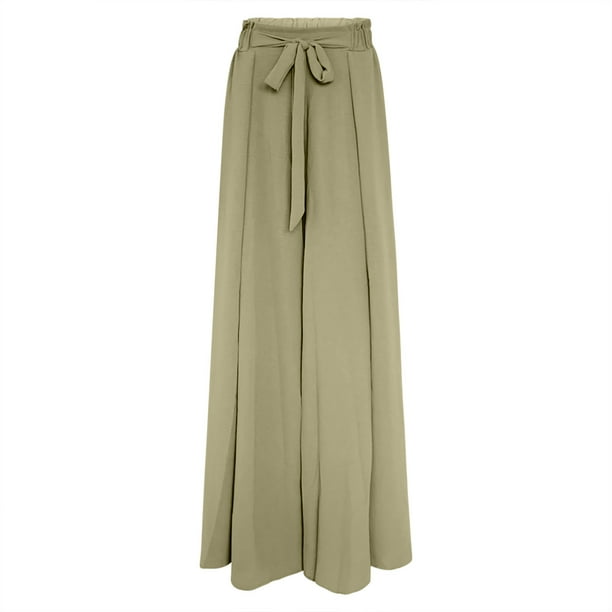 Pleated shop long pants