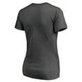 thumbnail image 3 of Women's Ash Colorado Rockies Win Stripe V-Neck T-Shirt, 3 of 3