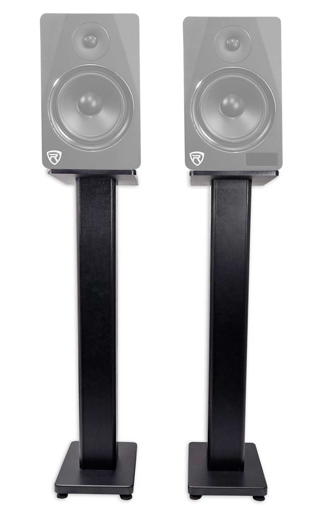 (2) Mackie MR524 5” 100 Watt Powered Active Studio Monitors+Stands+Pads