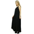 thumbnail image 4 of Bimba Women's Solid Spaghetti Strap Maxi Dress for Summer Beach Wear Sundress, 4 of 9