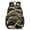 Black and Gold Marble Pattern-1, variant on Black and Gold Marble Pattern 17" Waterproof Oxford School Backpacks for Teens, S-Shape Padded Straps, for School, Travel, Hiking, Camping