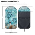 thumbnail image 5 of XYZCANDO Turtle Pattern Terry Cloth Car Seat Covers Premium Car Front Seats Protector, Sweating, Suitable for Van Truck Seat, Fit for Cars Sedans Vans, 5 of 5