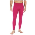 thumbnail image 2 of Men's Compression Leggings Running Tights Gym Pants Cool Dry Workout Base Layer Trousers for Sports Gym Yoga Football Cycling Hot Pink XXL, 2 of 5