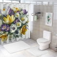 thumbnail image 6 of JRXY Crocuses Flowers Pictures Shower Curtain Multiple Sizes White, 6 of 6