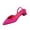 Hot Pink, variant on Women Pointed Toe Elastic Slingback Chunky Block Low Heel Slip On Pumps, Closed Toe Faux Leather Dressy Footwear,Kitten Heel Pumps Dress Shoes for Party Work Green 5.5