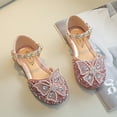 thumbnail image 5 of EnJoCho Kids Baby Girls Pearl Shoes Bling Bowknot Shoes Single Princess Shoes Sandals Dancing Shoes Toddler Kids Fashion Indoor Outdoor Shoes Baby Unisex Sports Shoes, 5 of 9