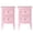 Pink-2PCS, variant on WDZS Nightstands with 2 Drawers, Bed Side Table/Night Stand, Pink Nightstand, Small Nightstand for Bedroom, College Dorm, Kids’ Room, Living Room, Wood