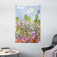 thumbnail image 1 of Nursery Tapestry, Flourishing Spring Meadow with Colorful Blossoms Butterflies Trees Growth Foliage, Wall Hanging for Bedroom Living Room Dorm Decor, 40W X 60L Inches, Multicolor, by Ambesonne, 1 of 2