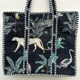 thumbnail image 6 of HandBlock Print Quilted Shoulder Bags Beach Tote, 6 of 6