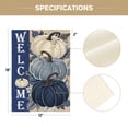 thumbnail image 5 of Sm:)e Pumpkin Fall Garden Flag 12 x 18 Inch, Double-Sided Printing, Seasonal Farmhouse Yard Outdoor Decor, 5 of 8