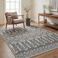 thumbnail image 7 of GENIMO 2' x 6' Boho Farmhouse Runner Rug, Machine Washable Non Slip Low Pile Hallway Runner Rug for Kitchen Laundry Room, Dusty Gray, 7 of 7